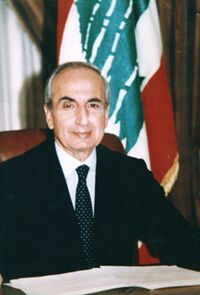 Portrait of René Moawad