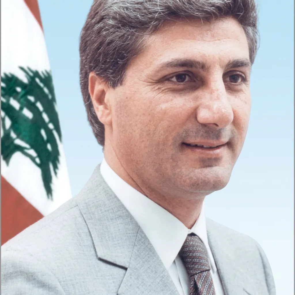 Portrait of Bachir Gemayel